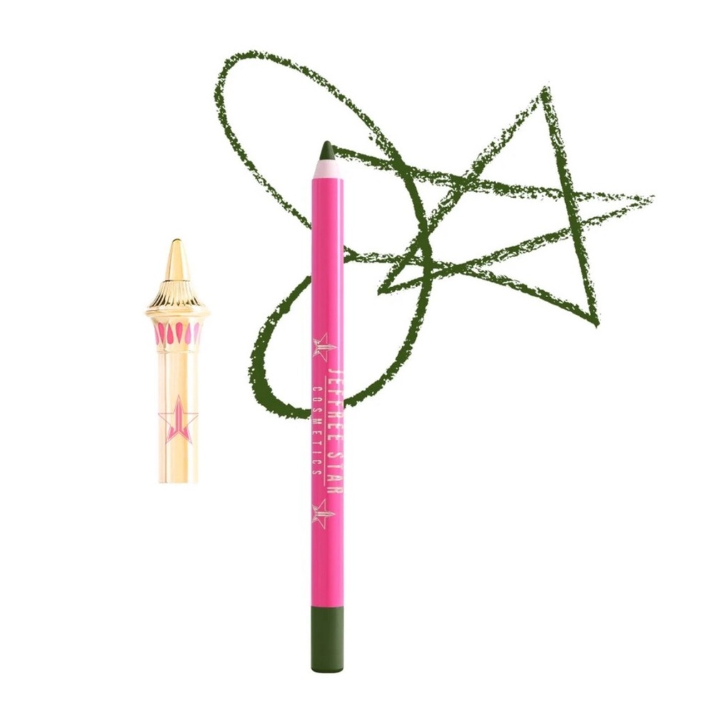 Jeffree Star Cosmetics Velour Lip Eye Liner in CROCODILE TEARS - Green Eyeliner